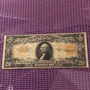 1922 $20 Dollars In Gold Coin